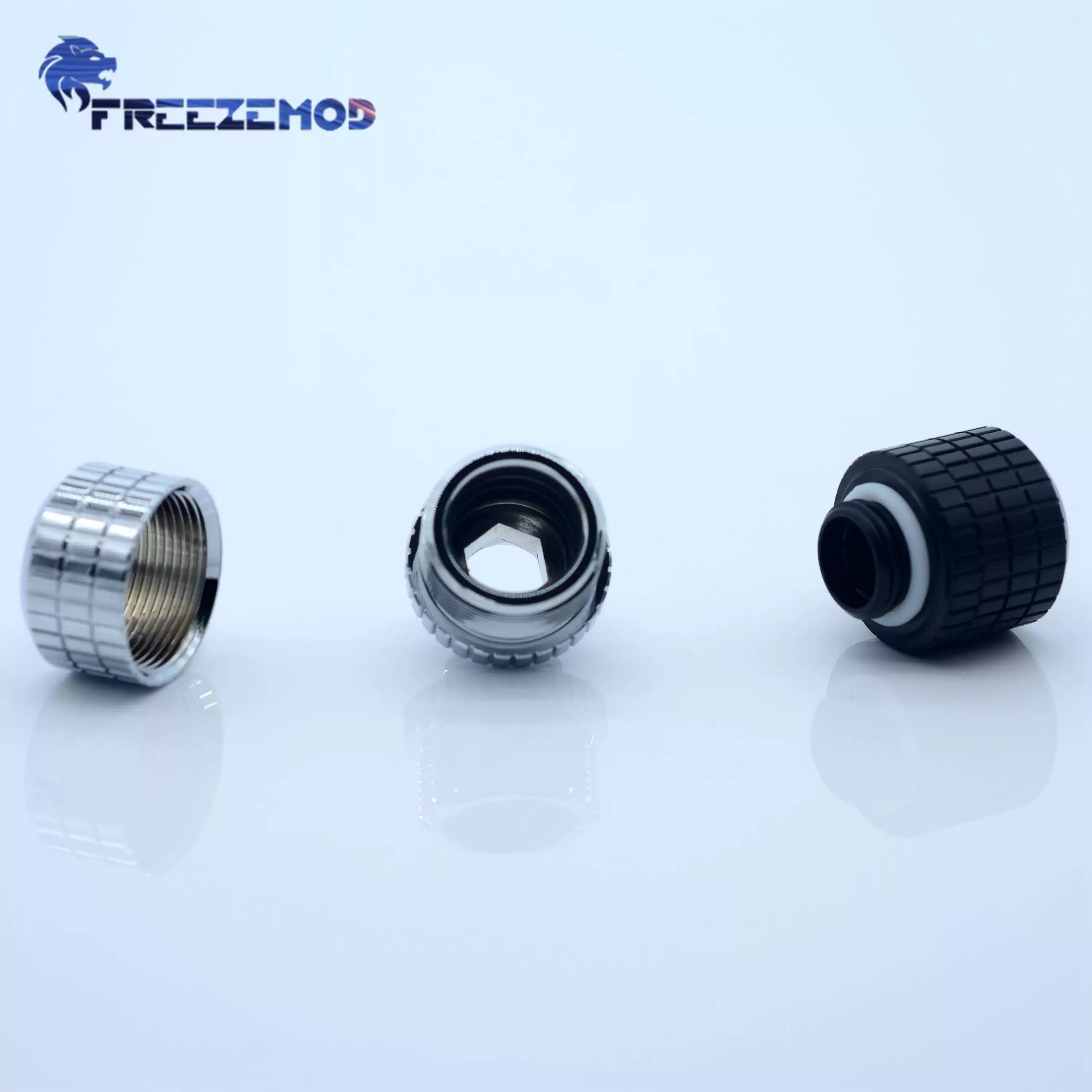 FREEZEMOD电脑水冷14MM硬管快拧BYGKN-4Q四密封圈固定内螺纹固定
