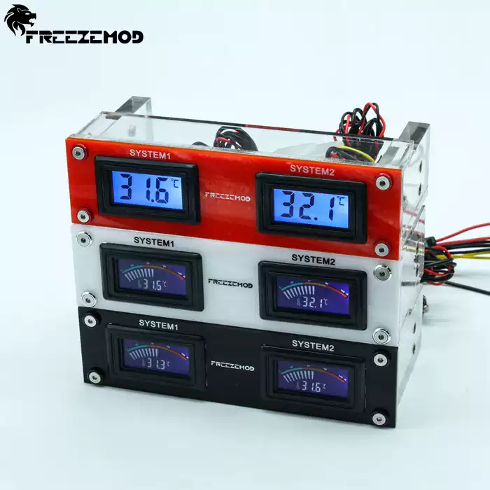 FREEZE WDXS-GQ 光驱位多功能面板 双组双屏温度显示 电脑水冷 ¥