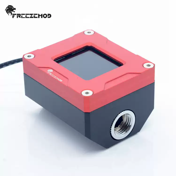 FREEZEMOD水冷2020款电子流速计LSJ-POZN叶轮转速温度显示报警