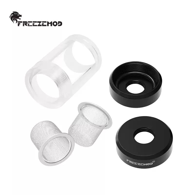 FREEZEMOD水冷圆柱金属过滤器GLQ-JX1二端过滤40目滤网液冷过滤