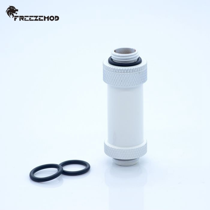 FREEZEMOD显卡SLI水冷延长伸缩接头SSJT-41双G1/4外螺纹(41-69MM)