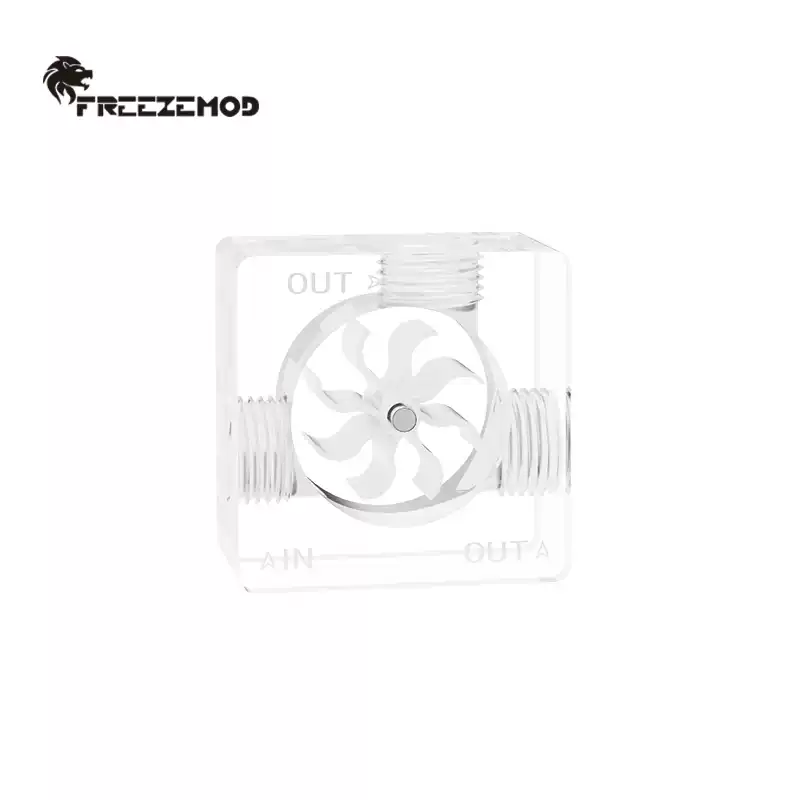 FREEZEMOD水冷流速计LSJ-PM3水流计三通分流管1.29克轻薄叶轮工业