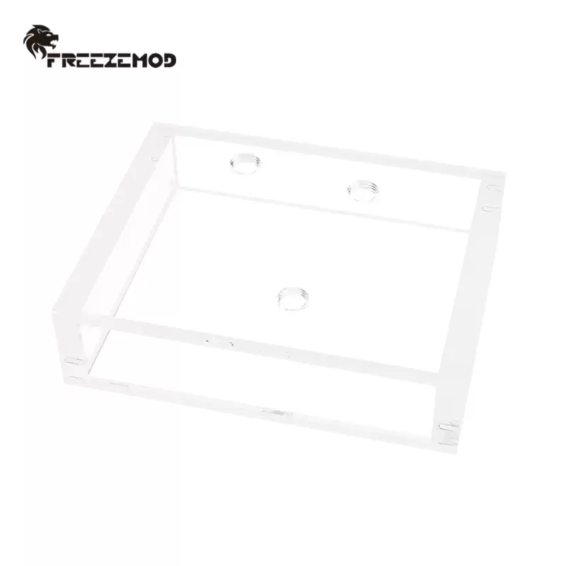 FREEZEMOD方形亚克力液冷水箱FSX-1540B下方出水工业服务器安装