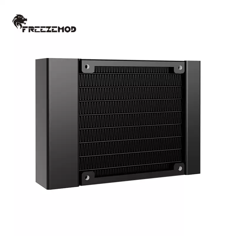 FREEZEMOD小型水冷散热器SR-LP20-80螺纹宝塔口铝散热排无人机