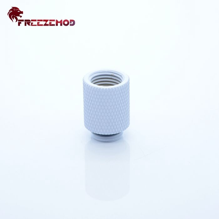 FREEZEMOD内牙延长螺座HYCLZ-M20电脑水冷对接头（延长20MM）G1/4
