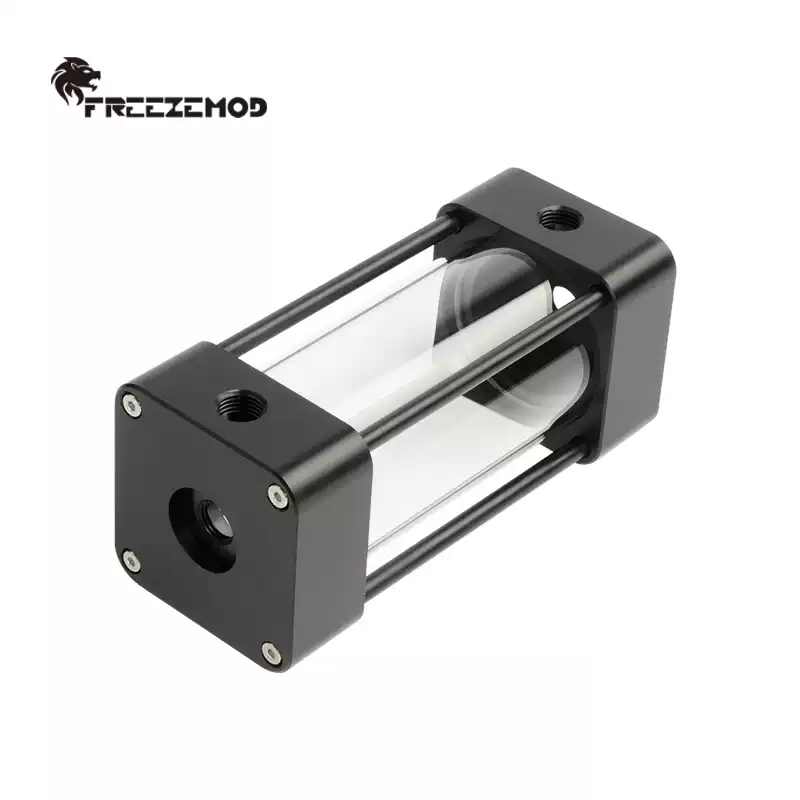 FREEZEMOD方形电脑水冷水箱玻璃管体2023款孔位可调方向PO-DLB