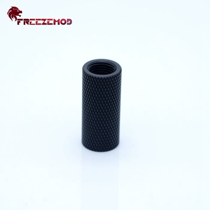 FREEZEMOD电脑水冷接头40mm内螺纹HYCZT-B40延长直通对接二分双通
