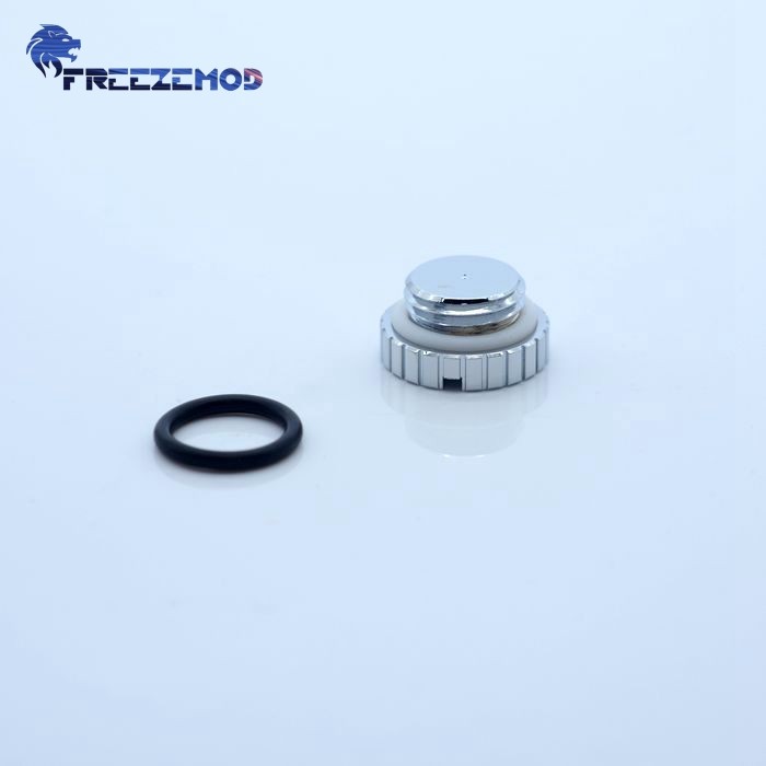 FREEZEMOD电脑水冷接头止水手拧一字堵头BDT-YZ黄铜