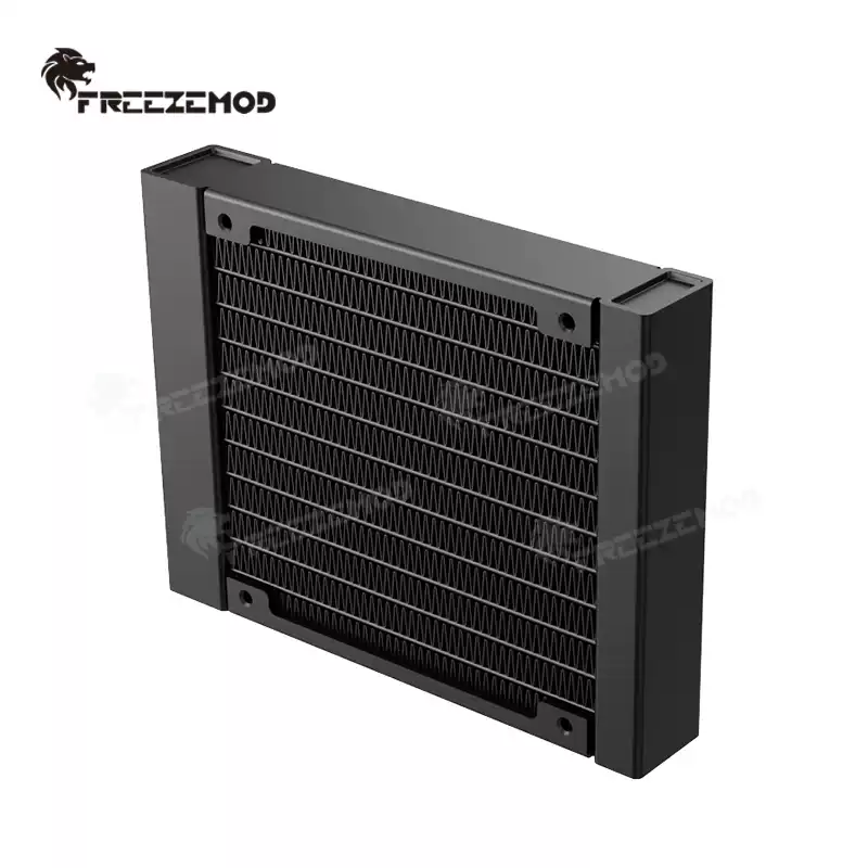 FREEZEMOD小型液冷铝散热排SR-LP22-120芯体厚22耐压3kg切割散热