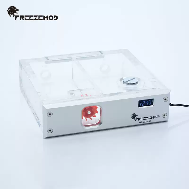 FREEZEMOD电脑水冷水箱单光驱位GQSX-D1S金属面板VA液晶温度显示