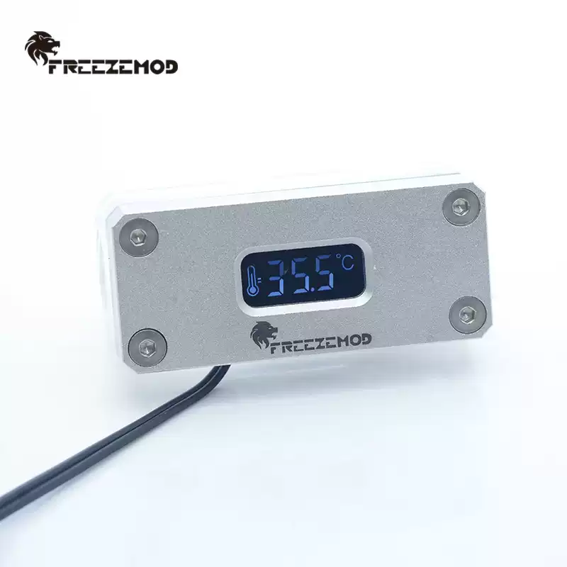 FREEZEMOD直通温度显示VA液晶屏0.5秒刷新WDXS-YJ铝合金面板清仓