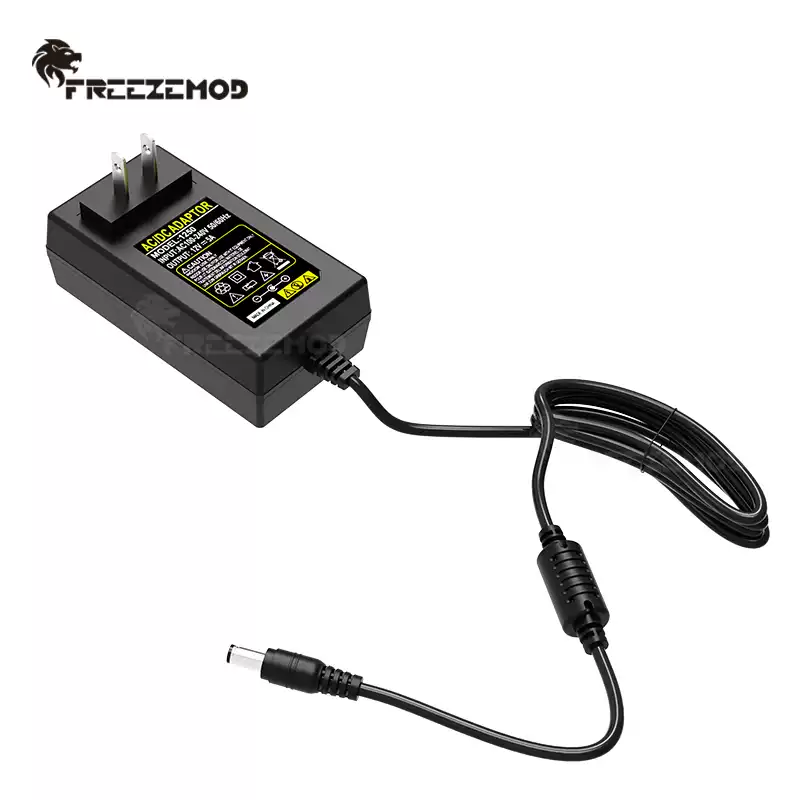 电脑水冷外置电源220V转12V大功率5A支持3/4pin接头开关水泵水箱