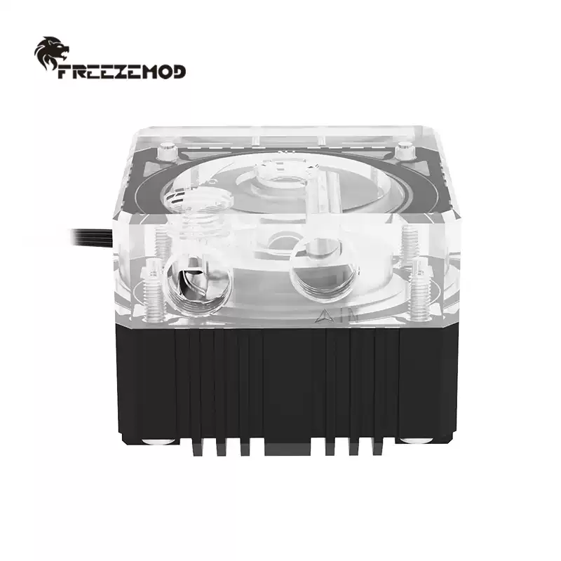 FREEZEMOD电脑水冷水泵PU-SZM4薄泵四孔PWM控速扬程3.5米流量550L