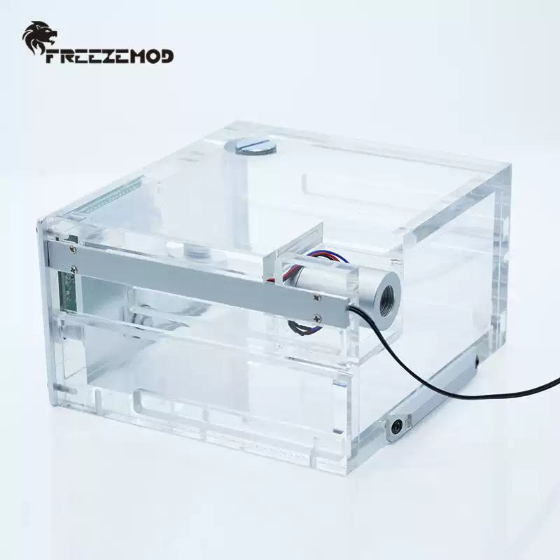 FREEZEMOD电脑水冷智能水箱双光驱位桌面式GQSX-Y2S流量流速温度
