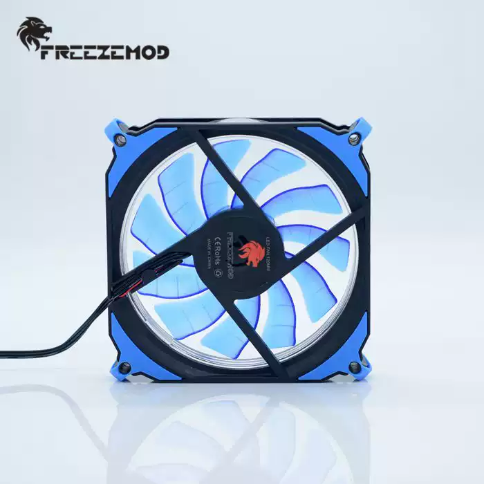 FREEZEMOD电脑机箱水冷风扇FAN-RS12日食光圈静音减震清货处理