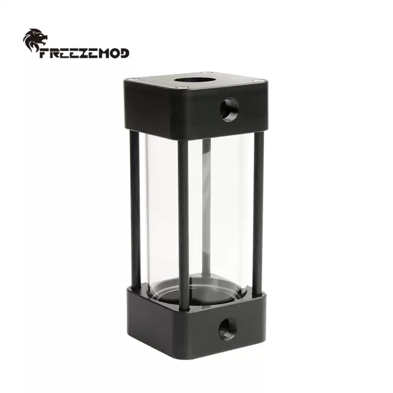 FREEZEMOD方形电脑水冷水箱玻璃管体2023款孔位可调方向PO-DLB
