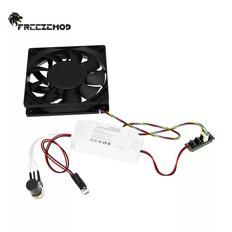 FREEZEMOD手动调速器二线三线四线风扇循环水泵可调12-24V可关停