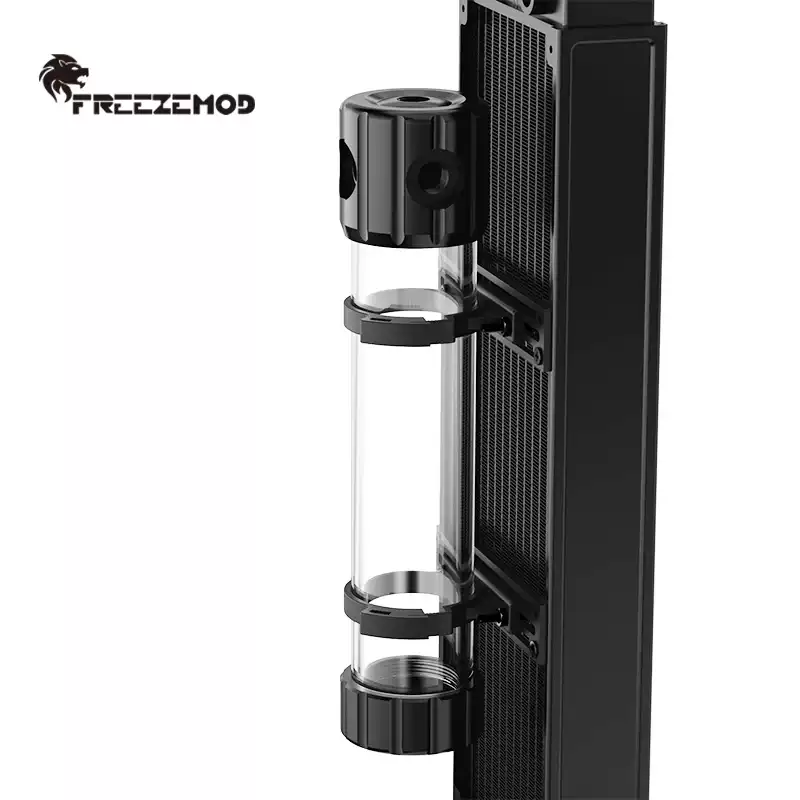 FREEZEMOD水冷2023款50MMPOM黑白圆柱透明水箱内置过滤YSX-5PM4