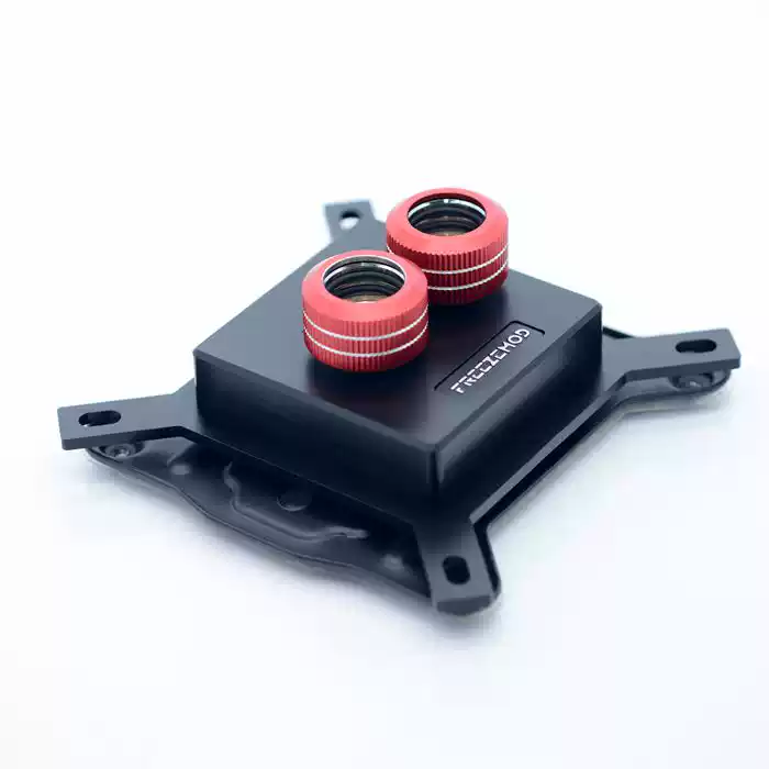 FREEZEMOD电脑CPU水冷头POOC喷射型黑色耐高温POM上盖