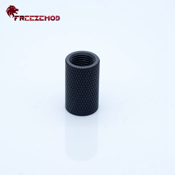FREEZEMOD电脑水冷接头30mm内螺纹HYCZT-B30延长直通对接二分双通