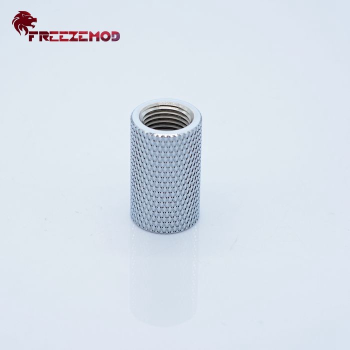 FREEZEMOD电脑水冷接头30mm内螺纹HYCZT-B30延长直通对接二分双通