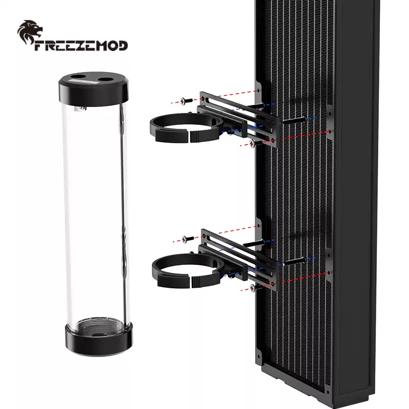 FREEZEMOD电脑水冷2020款YSX-PMB圆柱水箱三孔POM盖内置消泡器