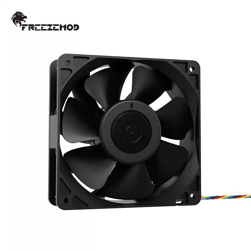 FREEZEMOD大风量双滚珠暴力散热风扇LS12038SH支持PWM转速6000