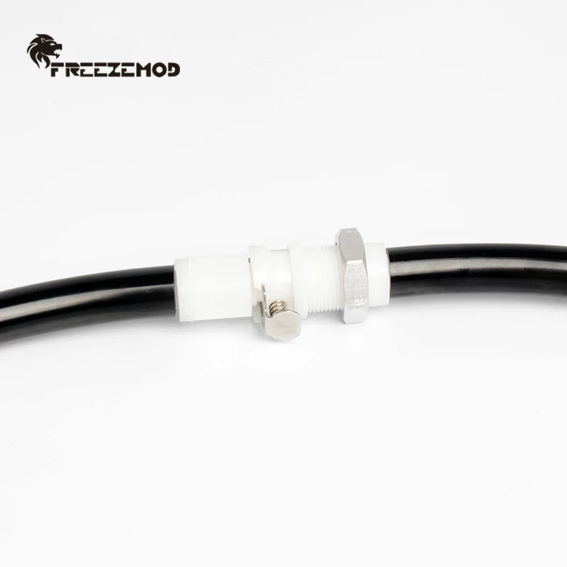 FREEZEMOD止水快插快接二端断开止水快速接头穿板ZSZT-T6美容仪器