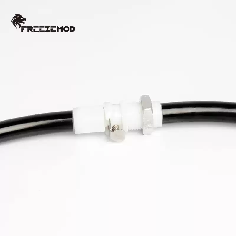 FREEZEMOD止水快插快接二端断开止水快速接头穿板ZSZT-T6美容仪器