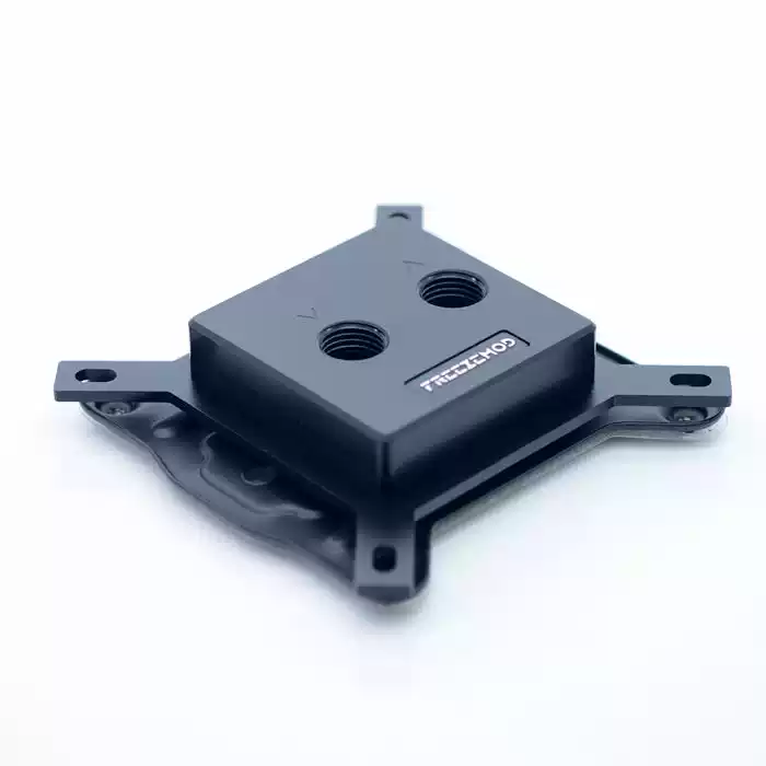 FREEZEMOD电脑CPU水冷头POOC喷射型黑色耐高温POM上盖