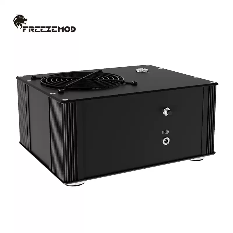 FREEZEMOD全金属桌面液冷散热系统一体BOX-12YT带温显调速25新款