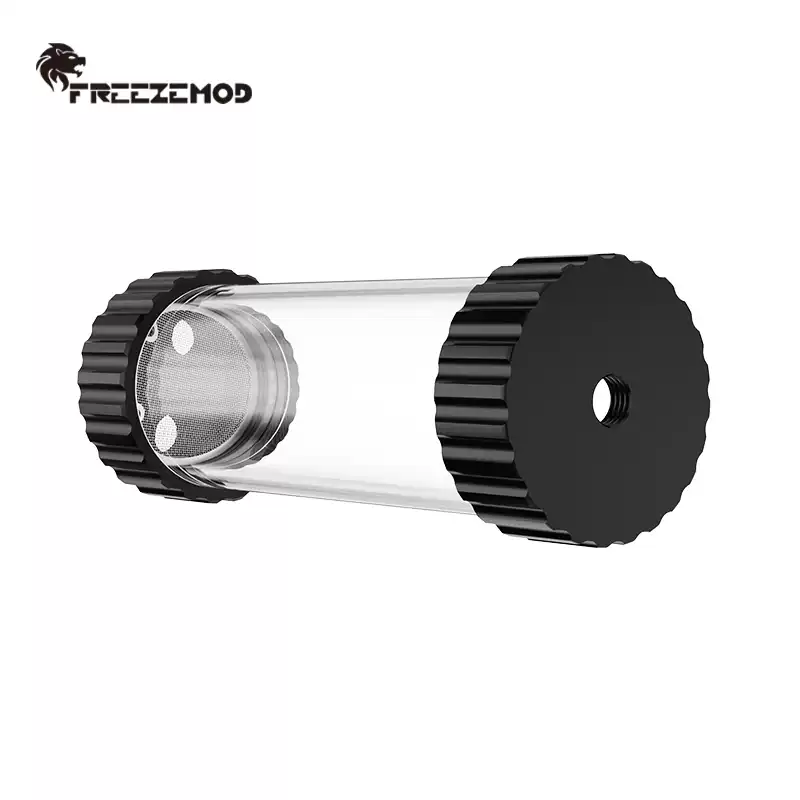 FREEZEMOD水冷2023款60MM圆柱POM透明工业水箱内置过滤YSX-6PM-A