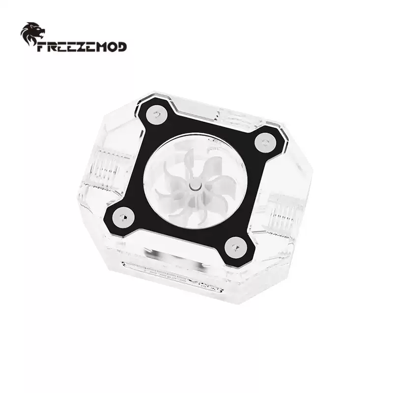 FREEZEMOD电脑水冷流速计LSJ-JX1多色水叶轮铝金属盔甲G1/4螺纹