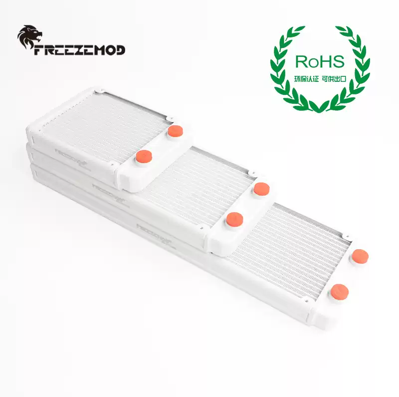 FREEZEMOD激光美容医疗白色铝散热排SR-LPZJ360螺纹口ROHS认证