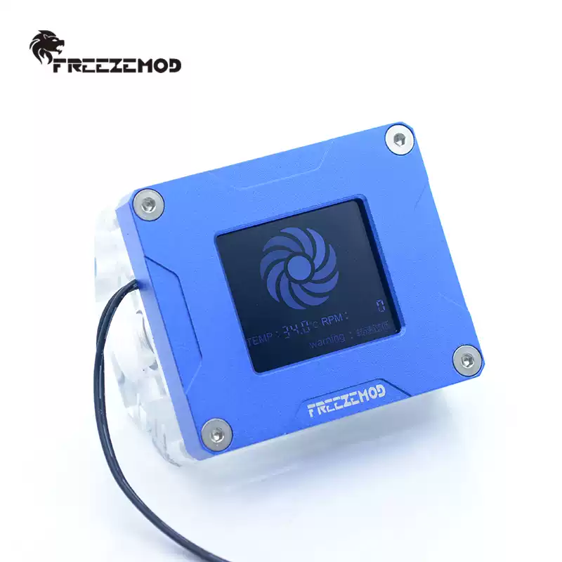 FREEZEMOD电脑水冷2020款电子数据流速计LSJ-PMZN转速温度显示