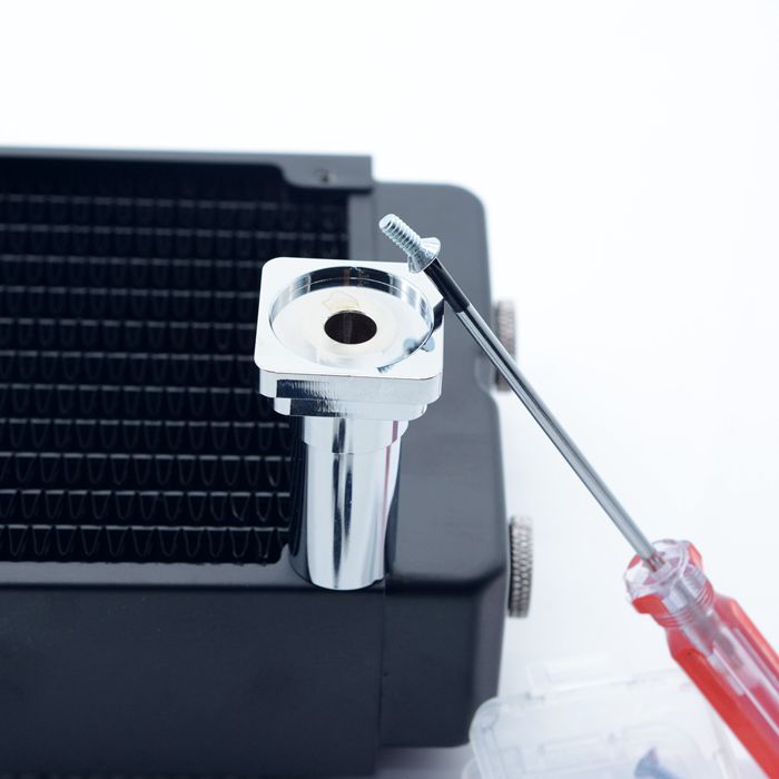 FREEZEMOD水冷散热排支架全铝合金桌面安装架PJ-HJZJ通用CNC加工