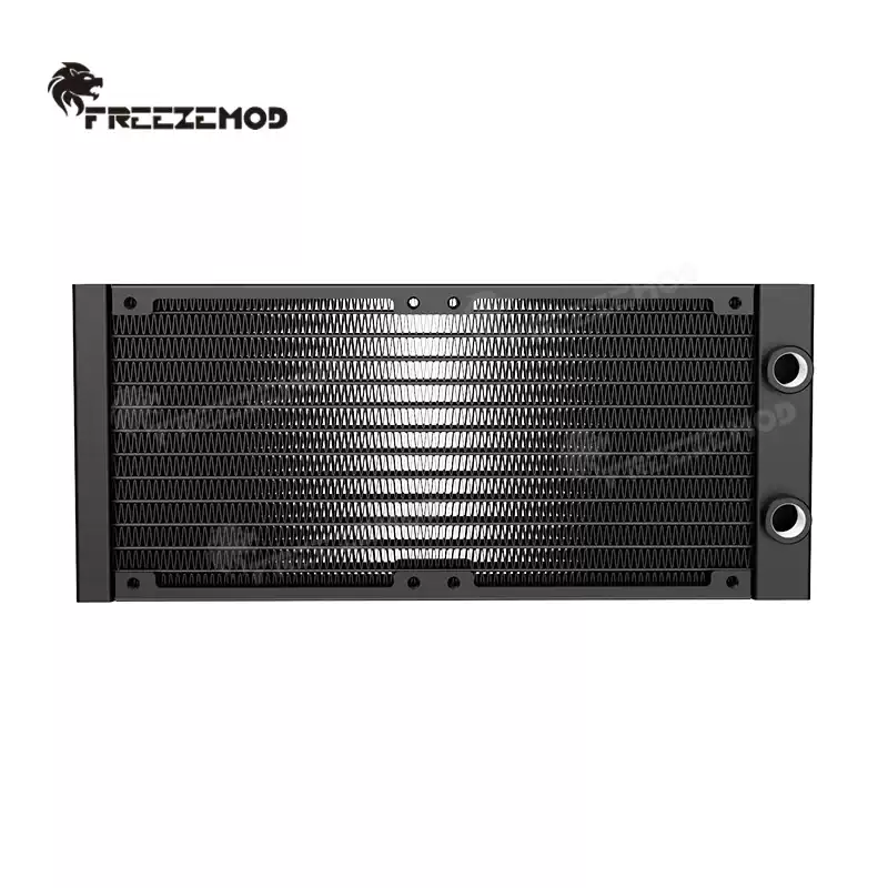 FREEZEMOD激光UV打印机医疗液冷铝散热排SR-LF240双120风扇位