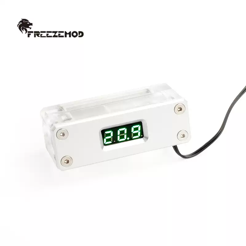 FREEZEMOD电脑水冷温度显示数字监测WDXS-T1透明亚克力版清仓特惠