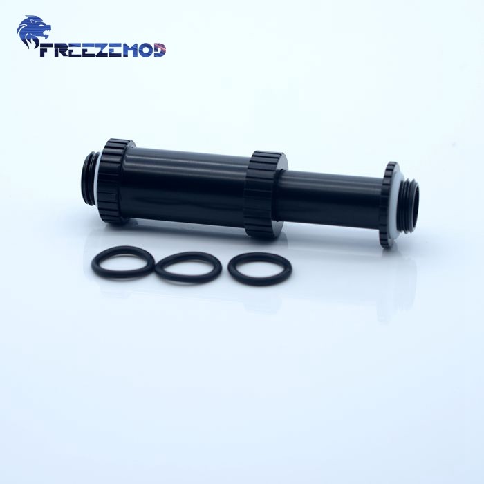 FREEZEMOD全铜电脑水冷接头BSSJT-41显卡SLI交火可伸缩双外螺纹