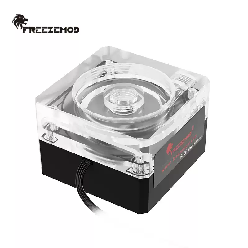 FREEZEMOD水冷水泵PU-SZM6薄泵PWM控速4.6cm厚流量550L可组一体式