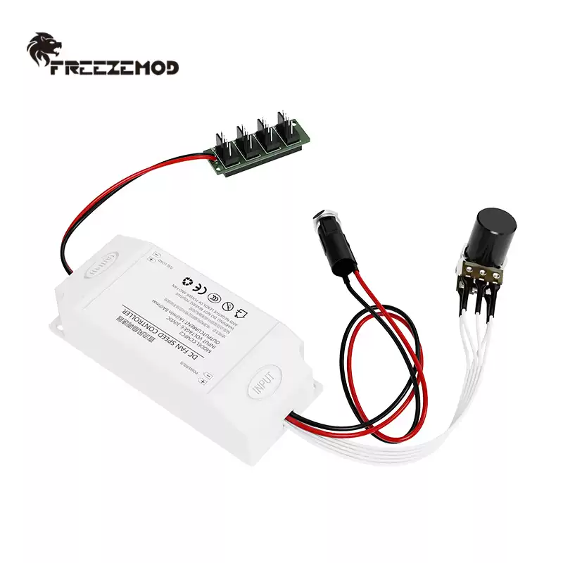 FREEZEMOD手动调速器二线三线四线风扇循环水泵可调12-24V可关停