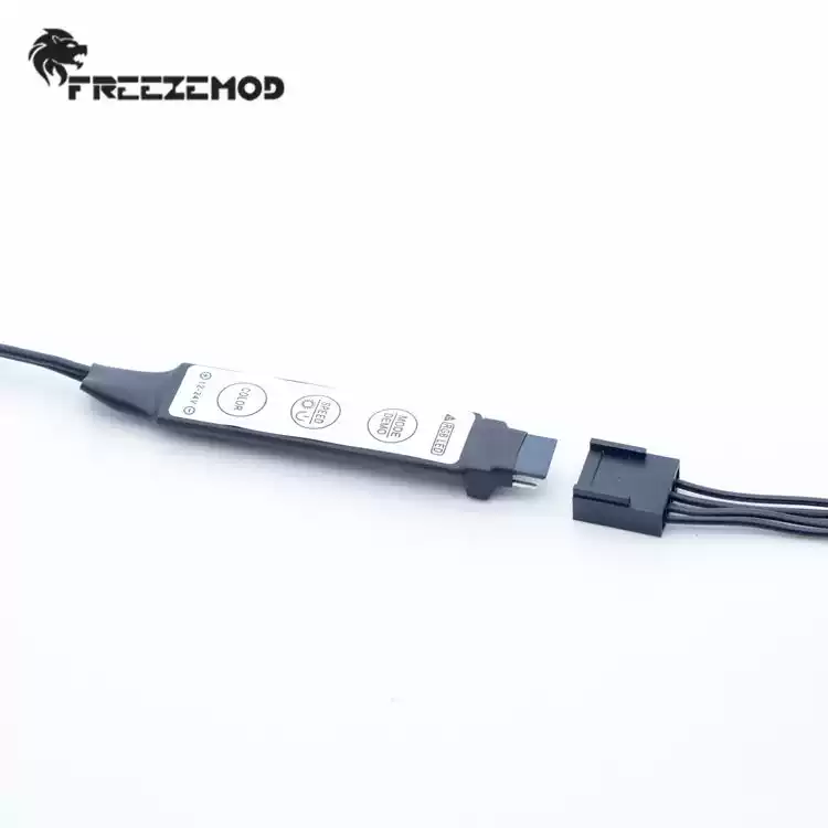 FREEZEMOD电脑水冷12V七彩RGB灯管T病毒水箱可用DG-CLED主板同步