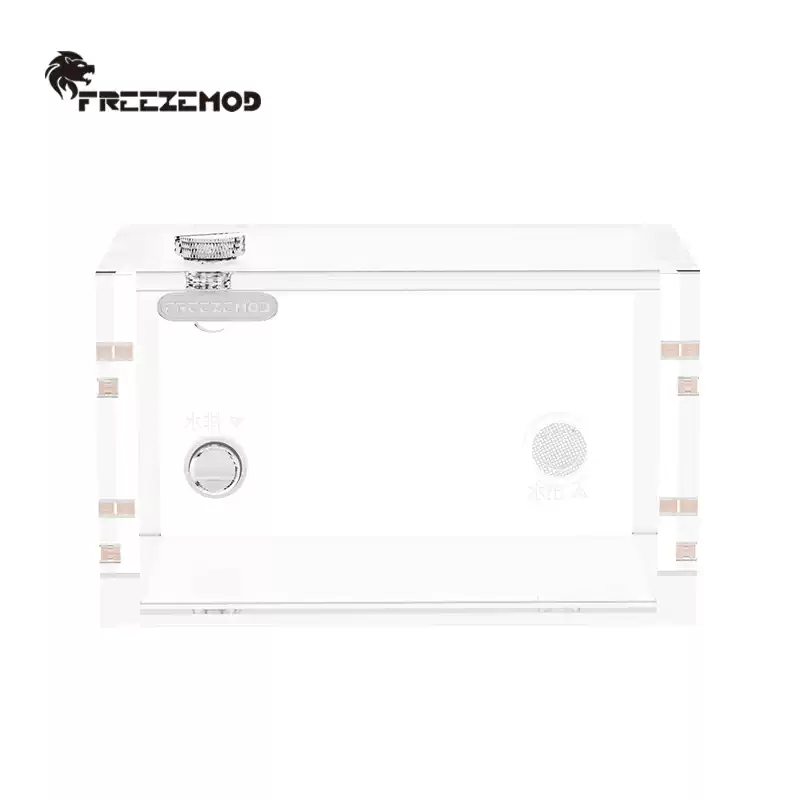 FREEZEMOD工业储液罐水冷亚克力内过滤水箱FXSX-T90自带过滤网