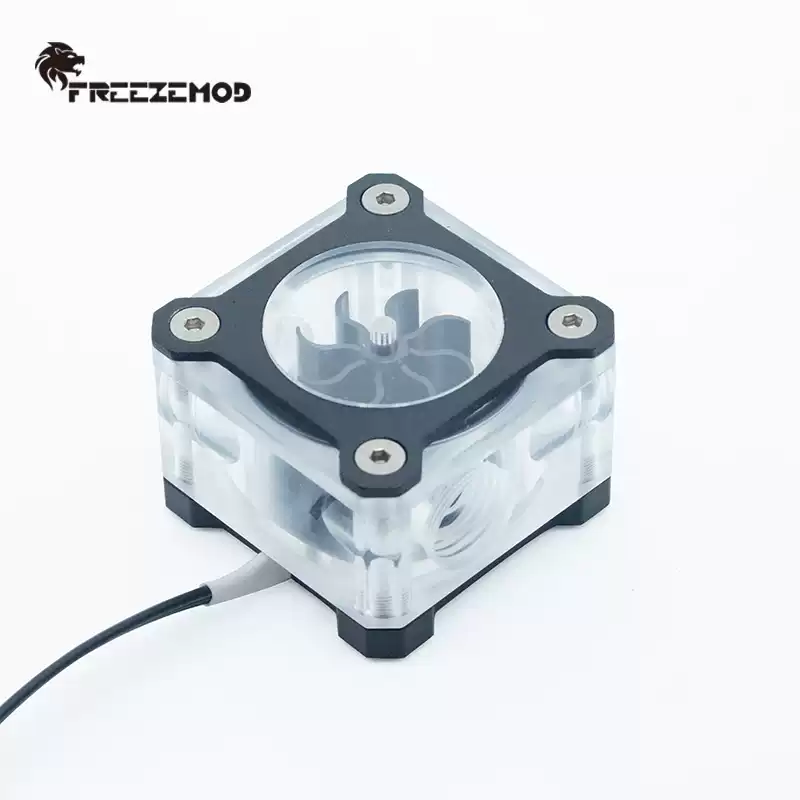 FREEZEMOD电脑水冷流速计LSJ-KJR彩色盔甲版铝合金外壳RGB幻彩