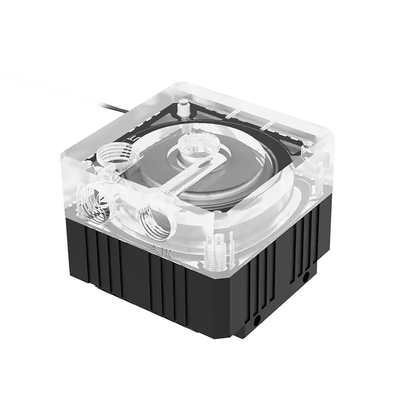 FREEZEMOD电脑水冷水泵PU-SZM4薄泵四孔PWM控速扬程3.5米流量550L