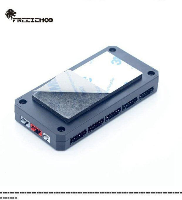 FREEZEMOD电脑水冷5V极光全彩彩虹遥控集线器CH-YKKZ-BX主板同步