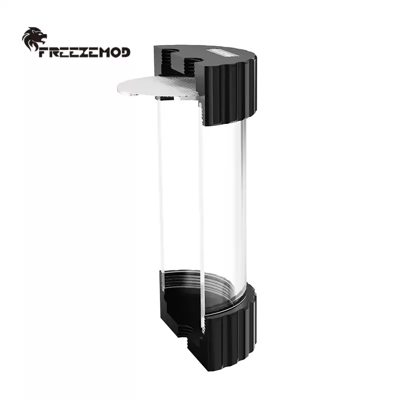 FREEZEMOD水冷2023款60MM圆柱POM透明工业水箱内置过滤YSX-6PM-A
