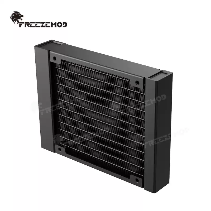 FREEZEMOD方形铝散热器SR-LF120螺纹芯体16厚耐压2.5kg生物制药