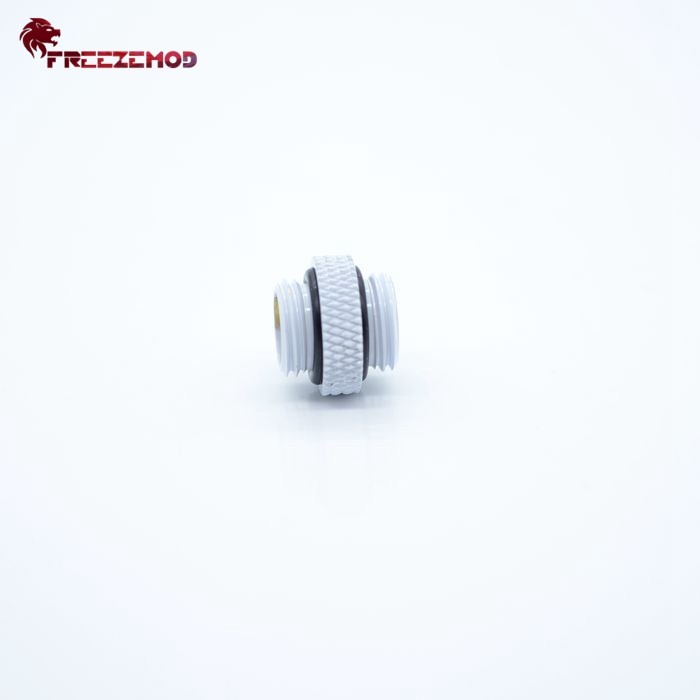 FREEZEMOD电脑水冷接头HDS-DT10B双外牙对接头迷你对丝G1/4