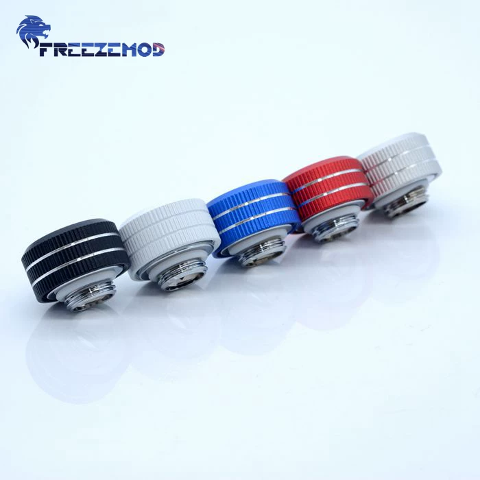 FREEZEMOD电脑水冷16MM彩色硬管快拧BYGKN-C16三密封圈内六角固定